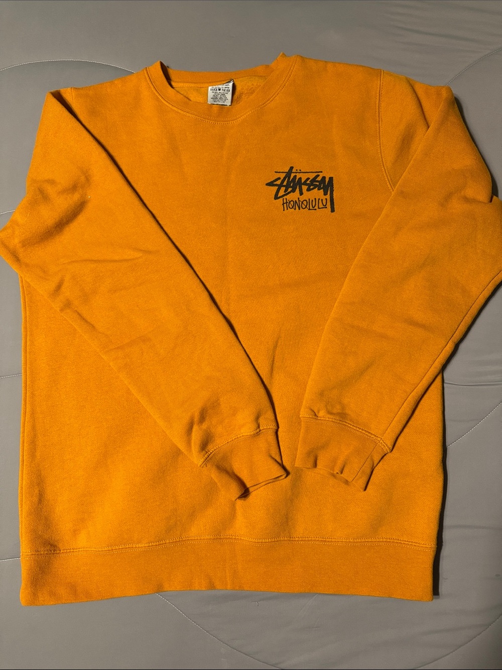 Stussy Honolulu Logo Sweatshirt - burnt orange